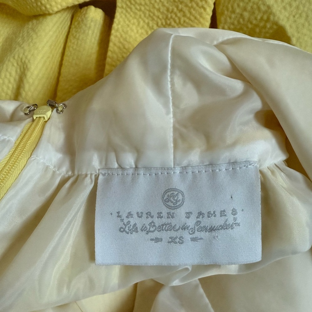 Lauren James Yellow Seersucker Dress - Picture 2 of 11